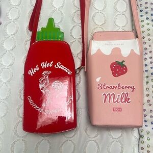 pack of 2 food purses